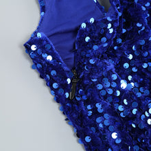 Load image into Gallery viewer, LENKORAN Sequin Mini Dress
