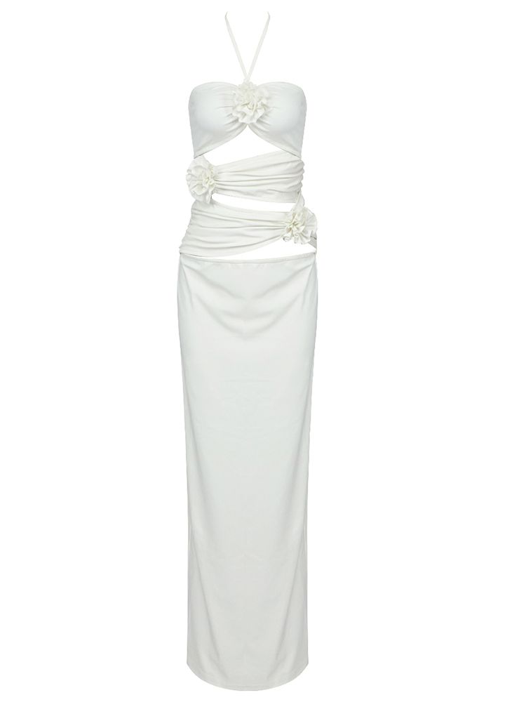 NIANA Cut-out Ankle Dress