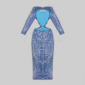 GUIBOURTIA Sequin Long Dress