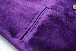 SACCHA Blazer Velvet Dress