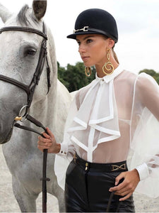 GRANDIDENTA Lantern Sleeve Top