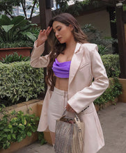 Load image into Gallery viewer, RUELLIA Blazer Mesh Pants Set

