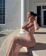 Load image into Gallery viewer, CANARY Long Mesh Dress
