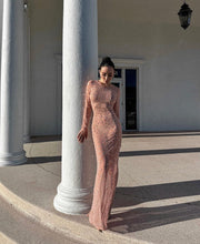 Load image into Gallery viewer, CANARY Long Mesh Dress
