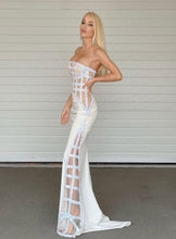 Load image into Gallery viewer, TODEA Sequin Mesh Long Dress
