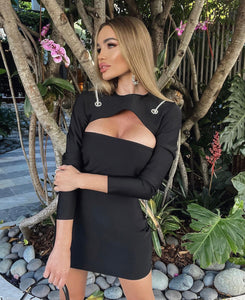 SPREKELIA Mini Bandage Dress