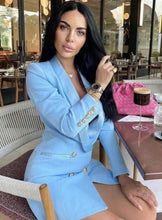 Load image into Gallery viewer, ACCA BLUE Blazer Dress
