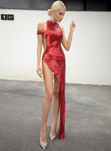 Load image into Gallery viewer, WATSONIA Sequin Cut-Out Gown
