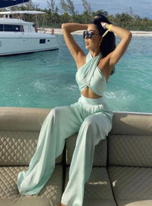 MERENDERA Co-ord Silk Set