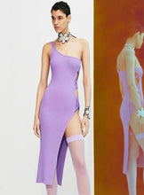 Load image into Gallery viewer, RAPHIA Bandage Midi Side Slit
