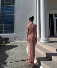 Load image into Gallery viewer, CANARY Long Mesh Dress

