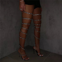 Load image into Gallery viewer, KOURTNEY Rhinestone Wrap Around Boots
