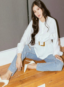 MILLETTIA Ruffle Lantern Top