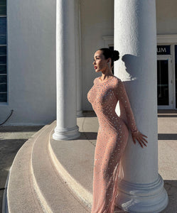 CANARY Long Mesh Dress