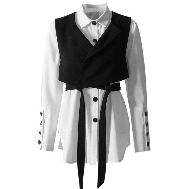 MICHELIA Vest Long Sleeve Set