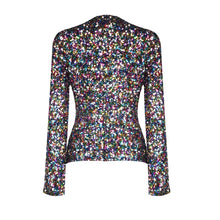 Load image into Gallery viewer, CALOPHYLLUM Pearl Button Sequined Jacket
