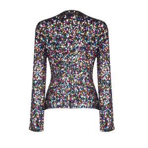 CALOPHYLLUM Pearl Button Sequined Jacket