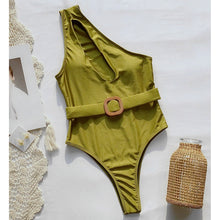 Load image into Gallery viewer, CITA One-shoulder Swimsuit
