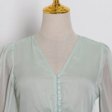 Load image into Gallery viewer, ENCETE Ruffle Dress
