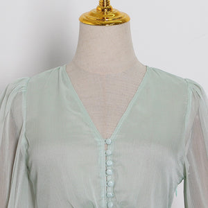 ENCETE Ruffle Dress