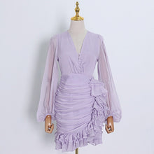 Load image into Gallery viewer, ENCETE Ruffle Dress
