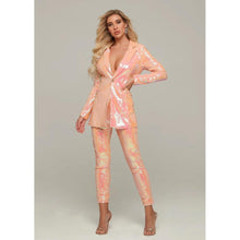 Load image into Gallery viewer, OENANTHE Sequin Blazer Pants Set

