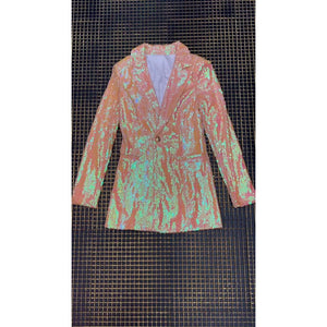 OENANTHE Sequin Blazer Pants Set