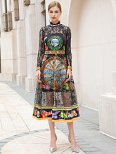 Load image into Gallery viewer, HIPPOCREPIS Midi Dress
