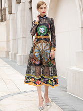 Load image into Gallery viewer, HIPPOCREPIS Midi Dress
