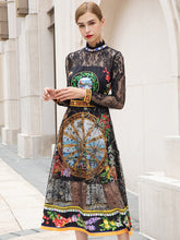 Load image into Gallery viewer, HIPPOCREPIS Midi Dress
