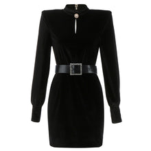 Load image into Gallery viewer, NERIUM Velvet Mini Dress
