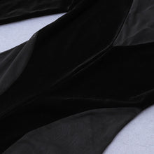 Load image into Gallery viewer, KALMIO Mesh Velvet Jumpsuit
