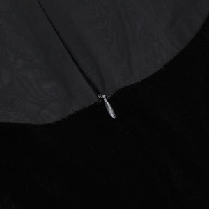 KALMIO Mesh Velvet Jumpsuit
