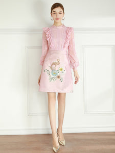 CAMILLA long sleeve mini