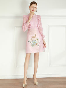 CAMILLA long sleeve mini