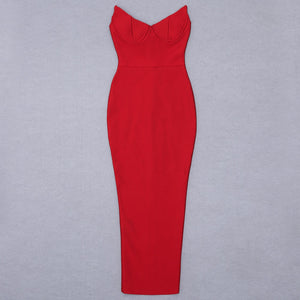 LATHYRUS Ankle Length Bandage Dress