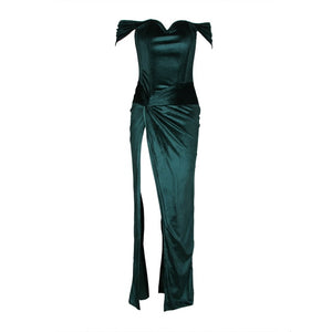 ONOSMA Velvet Long Dress