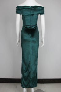 ONOSMA Velvet Long Dress