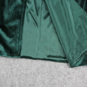 ONOSMA Velvet Long Dress