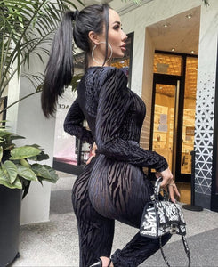 NECTAR Velvet Jumpsuit