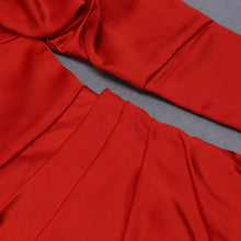 Load image into Gallery viewer, LOMANDRA One-Shoulder Satin Midi

