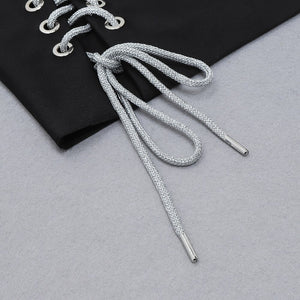 LODOICEA Bandage Lace Slit
