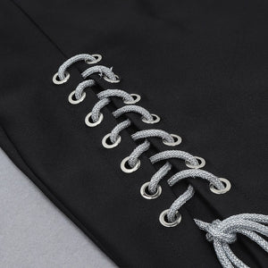 LODOICEA Bandage Lace Slit