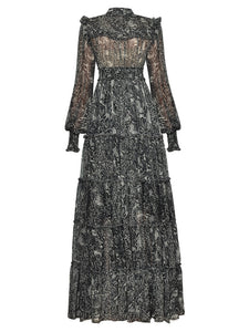 LOUISA HAMILTON Long Sleeve Maxi