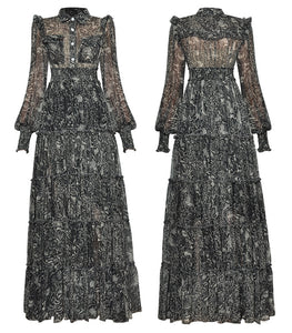 LOUISA HAMILTON Long Sleeve Maxi