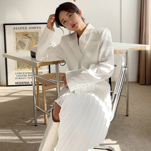 MICHAUXIA Blazer Skirt Set