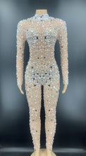 Load image into Gallery viewer, ADRIANA LIMA mesh jumpsuit
