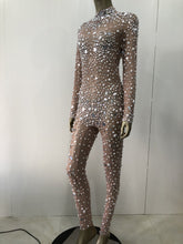 Load image into Gallery viewer, ADRIANA LIMA mesh jumpsuit
