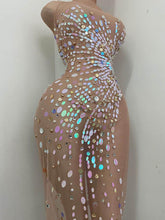 Load image into Gallery viewer, CINDY CRAWFORD mesh long dress
