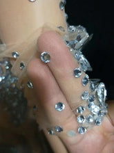 Load image into Gallery viewer, GISELE BÜNDCHEN long dress mesh crystal

